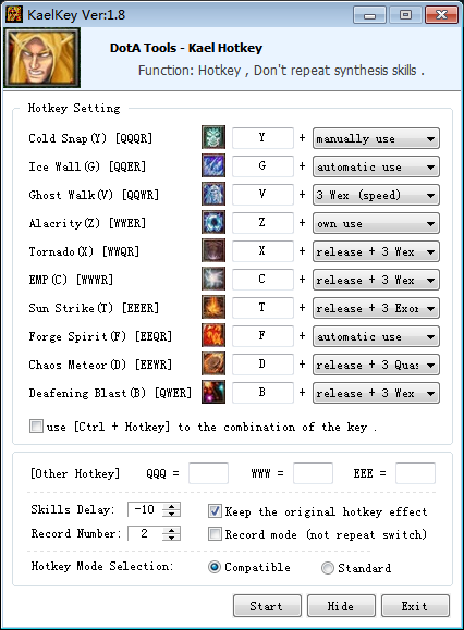 KaelKey 1.9 English (WarCraft III DotA Tools)